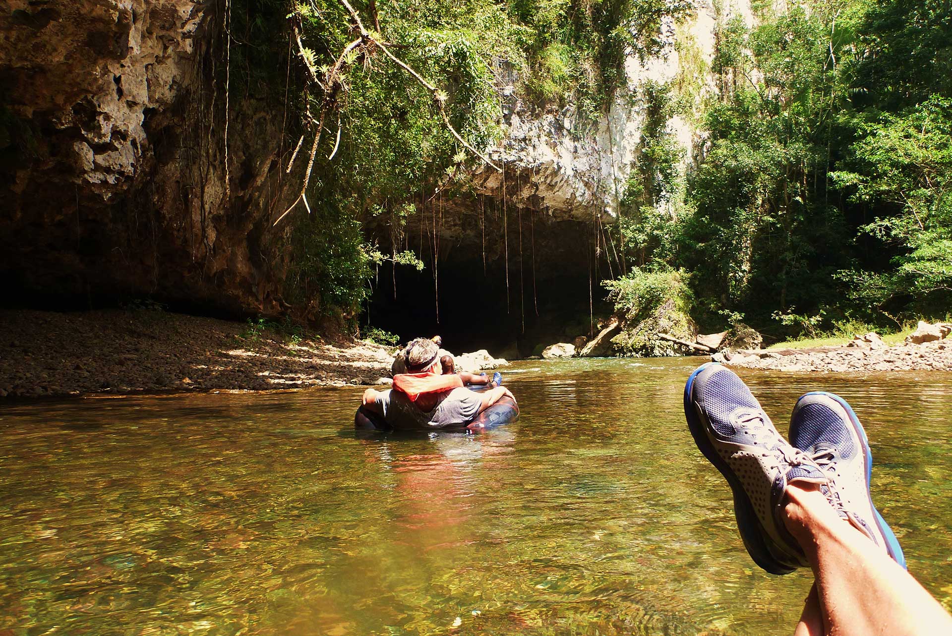 Cave Tubing + Cave Exploration